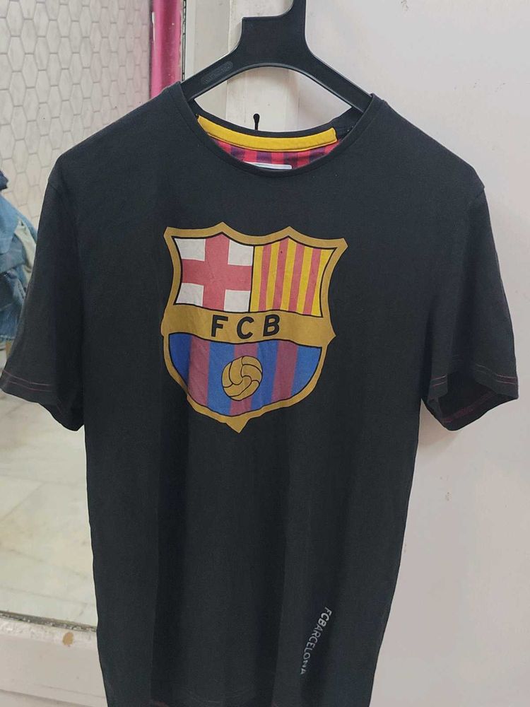FC Barcelona Black T-Shirt
