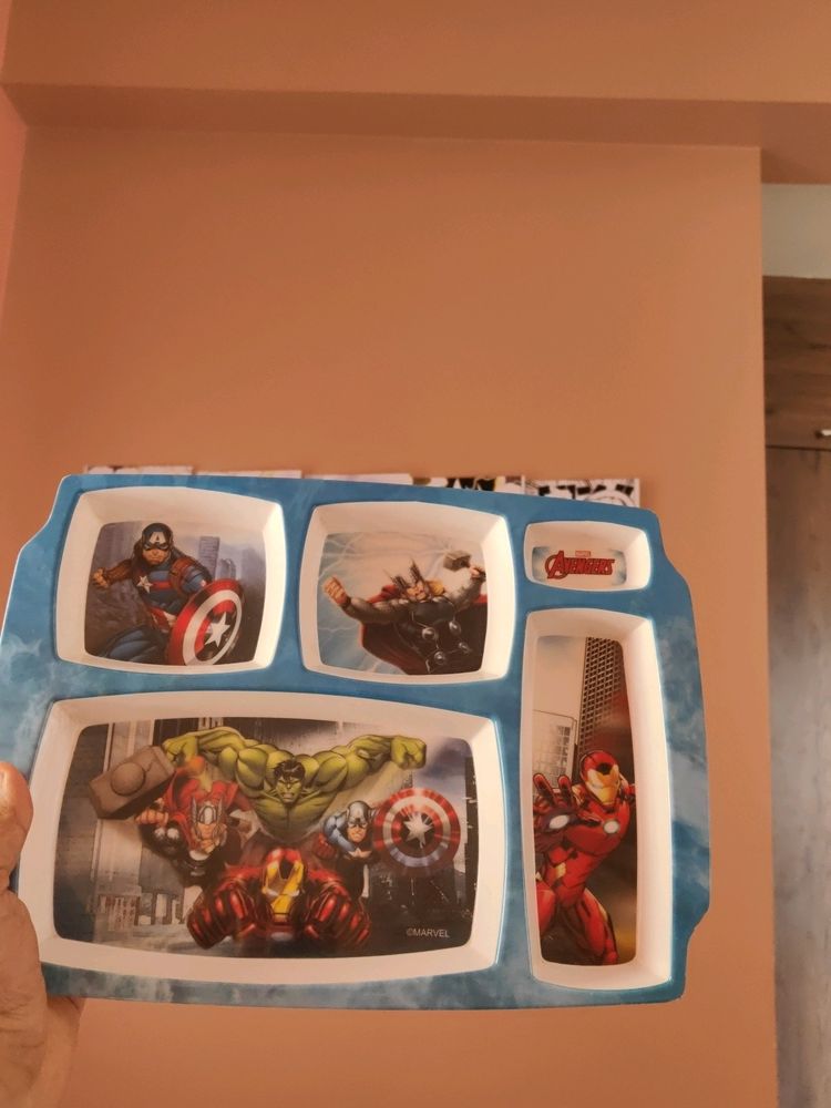 Avengers Stylish Plate For Kids