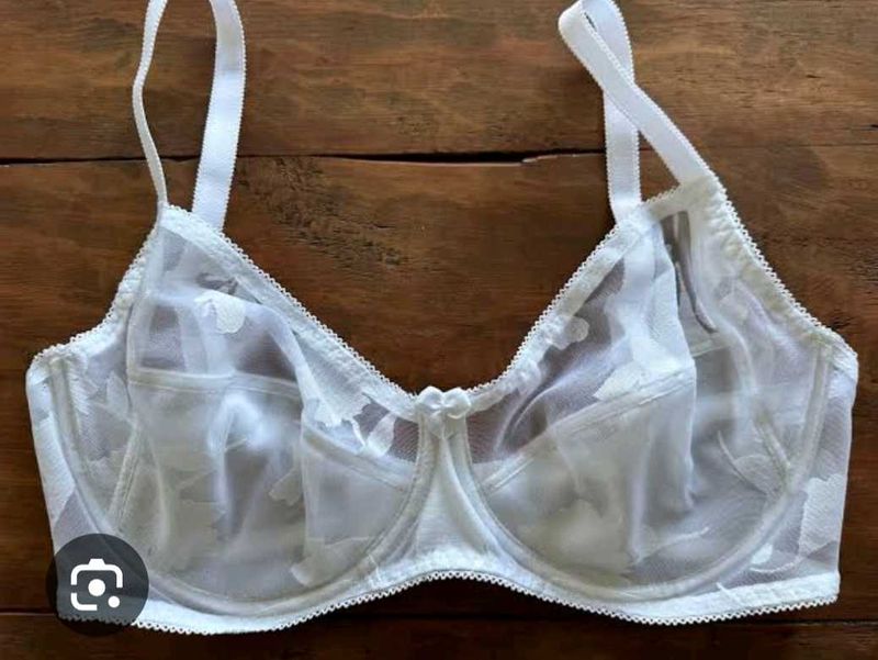 Sheer Floral Bra