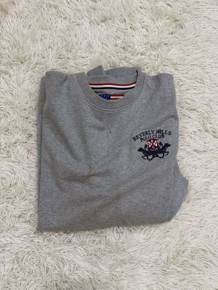 Beverly Hills Polo Club Grey Sweatshirt