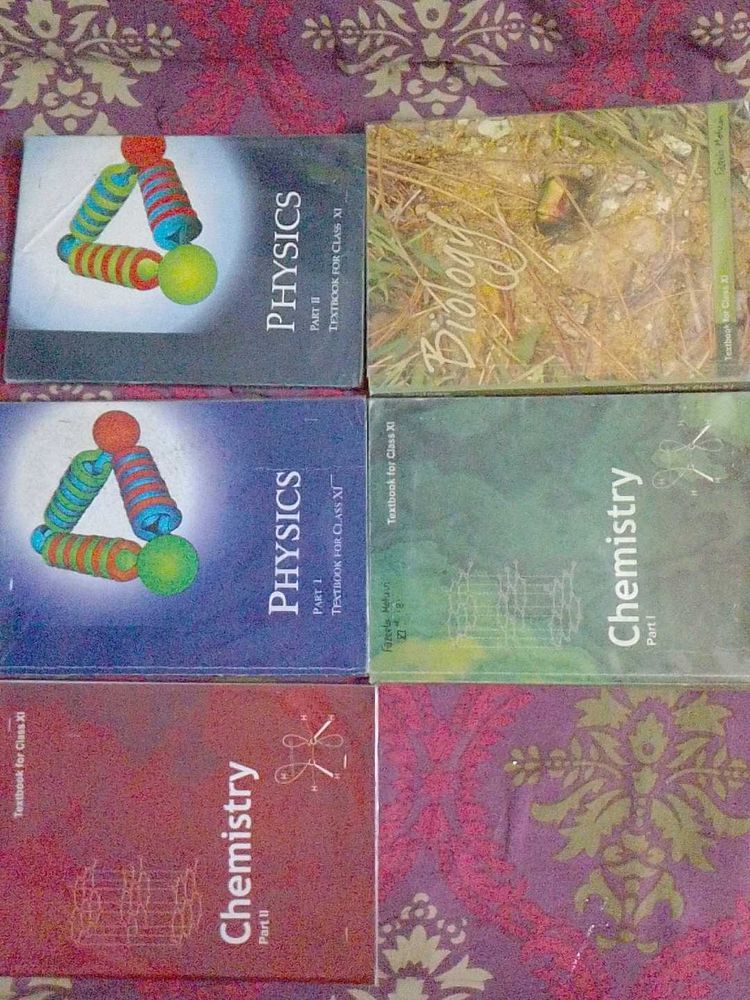 Class XI Textbooks - Physics, Chemistry, Biology