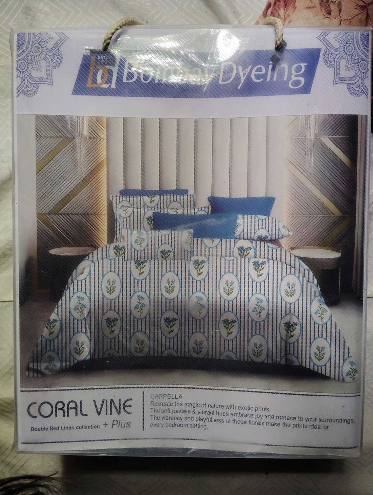 Bombay dyeing double bedsheet &amp; pillow cover