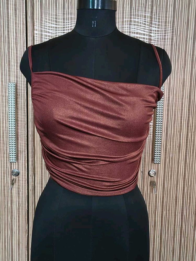 Chic Ruched Crop Top