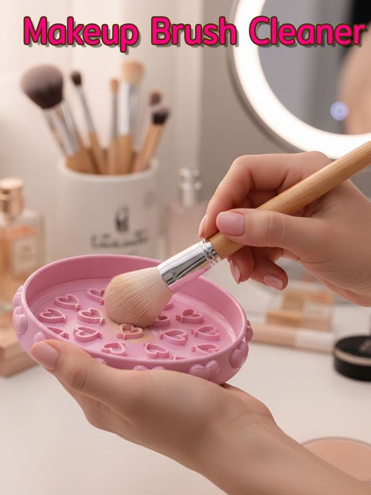 Makeup Brush Cleaner - Heart