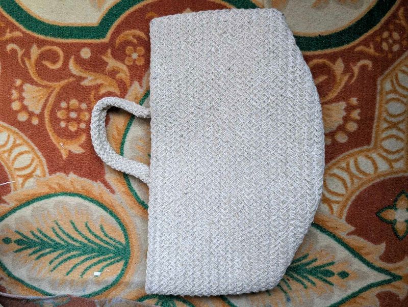 Textured Hobo Handbag