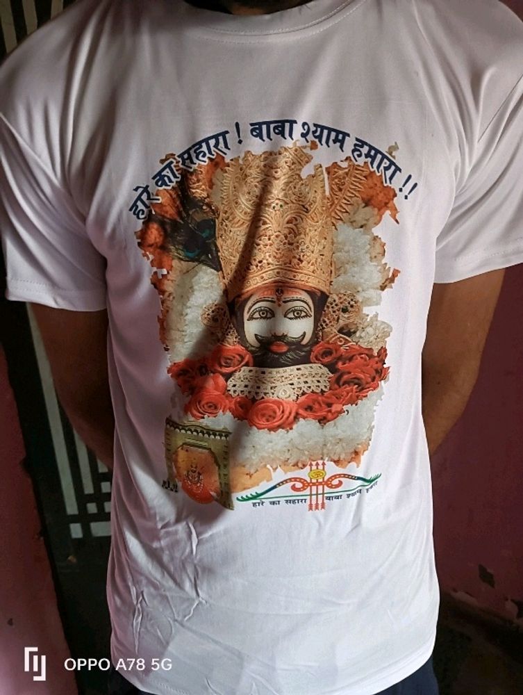 Khatu Shyam Baba Printed Tshirt