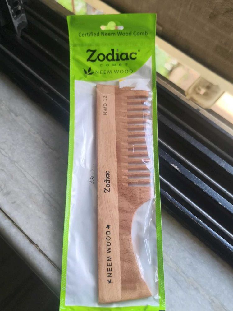 Zodiac Neem Wood Comb