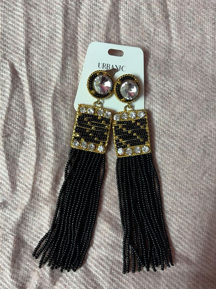 Beaded Tassel Earrings