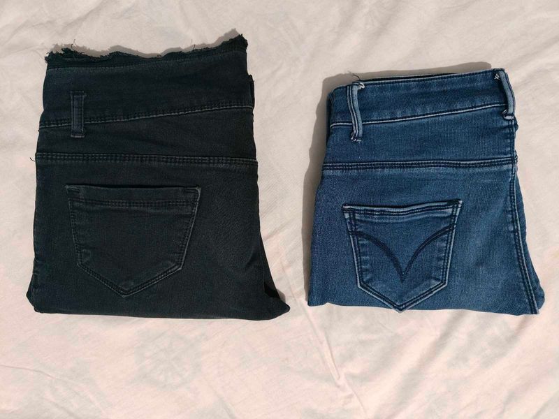 Jeans bundle Of 2 -black And Blue