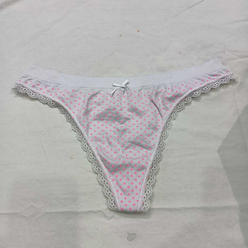Cute Heart🤎 Print Thong Panty