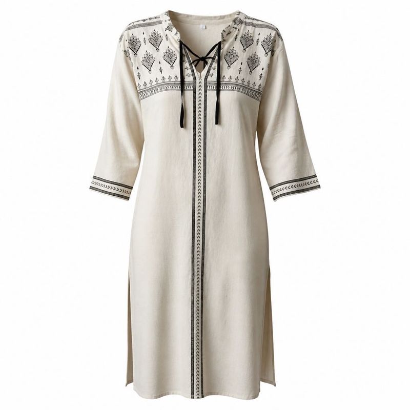 Boho Embroidered Kurti