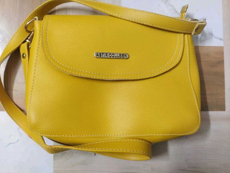 Stylish Yellow Crossbody Bag