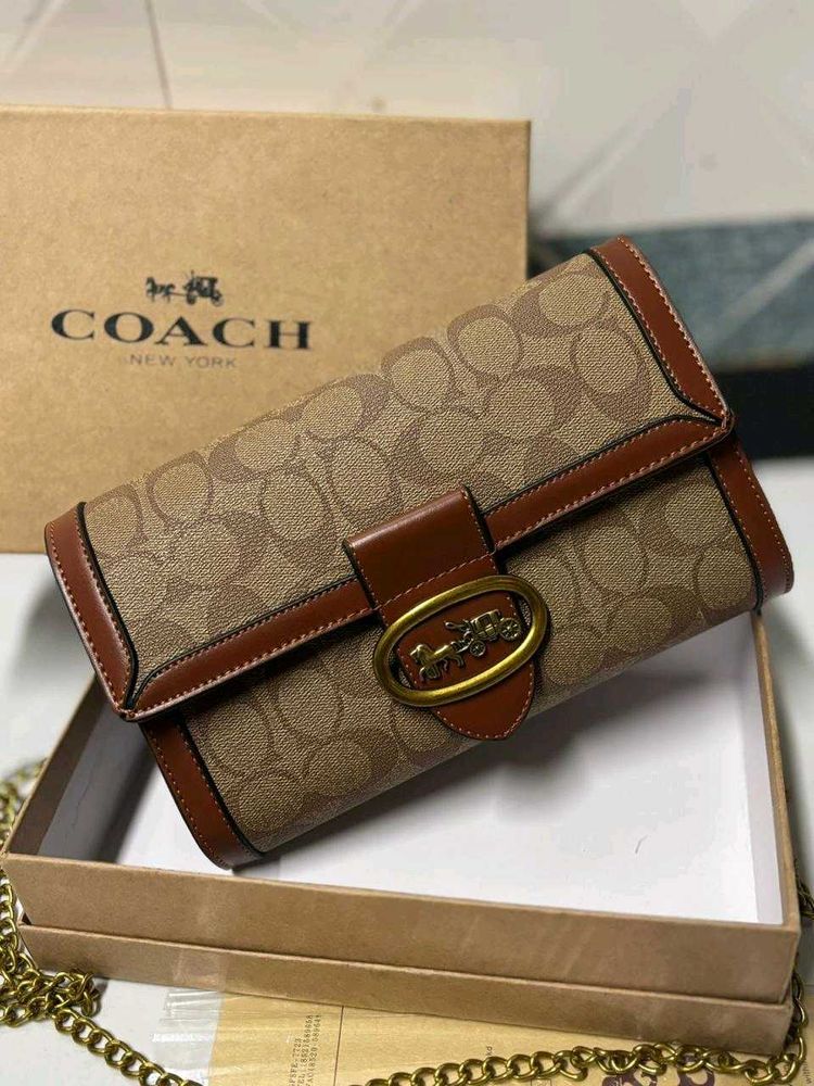 LATEST COACH  SLING CUM WALLET* WD BOX