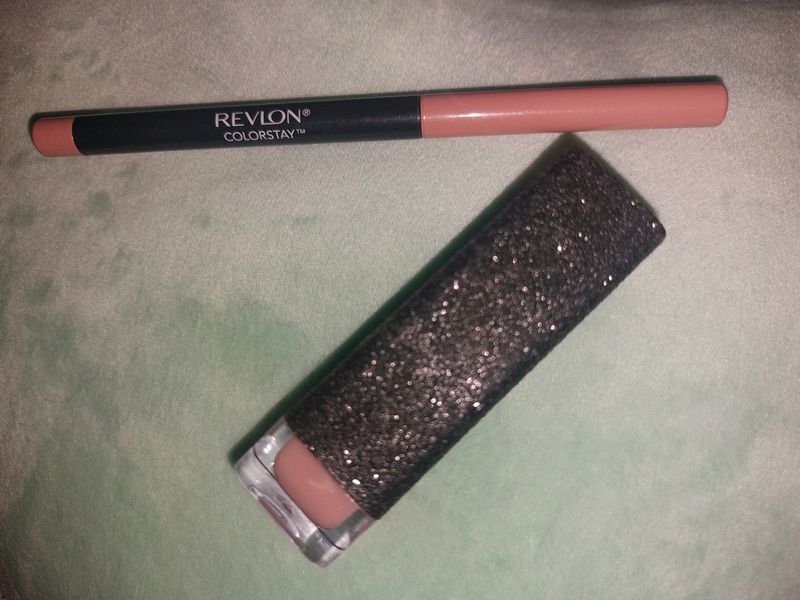Bebe Lipstick With Lipshiner &amp; Revlon Lip Liner.