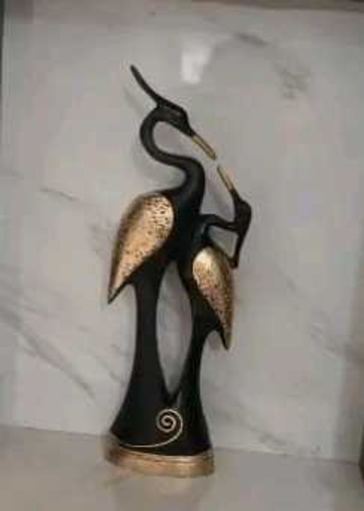 Elegant Crane Sculpture