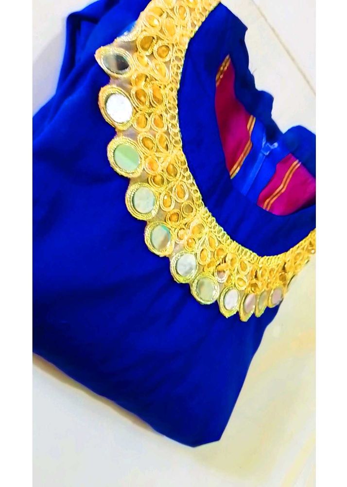 👗nevy  Blue Embellished gown dress🫶🏻