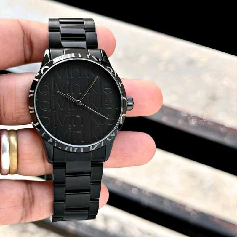 Calvin Klein Black Metal Watch