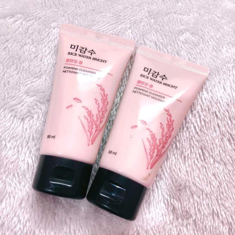 COMBO OF 2 The Face Shop Rice Water Bright Foaming