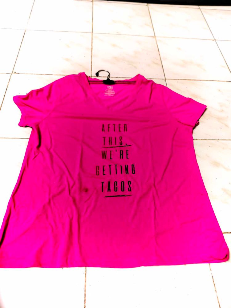 Pink Graphic T-Shirt
