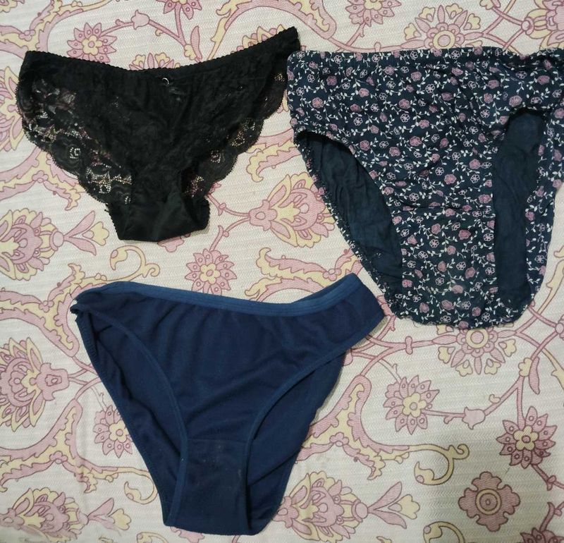 Bundle of 3 Women's Briefs and  bra nd duppat