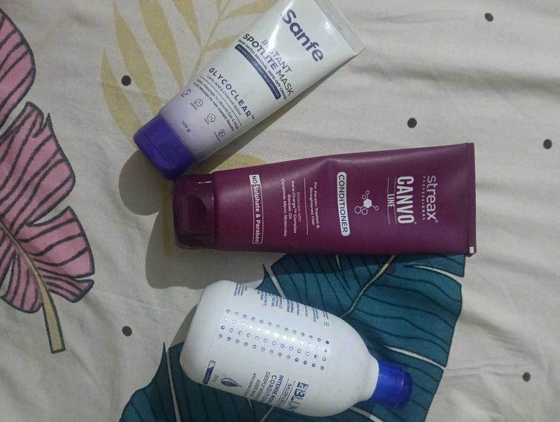 Sanfe, Streax, and Inatur Skincare Bundle