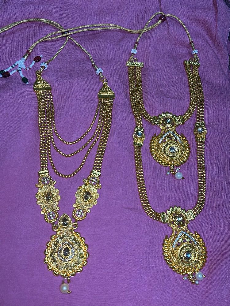 Elegant Gold-Plated Necklace Set