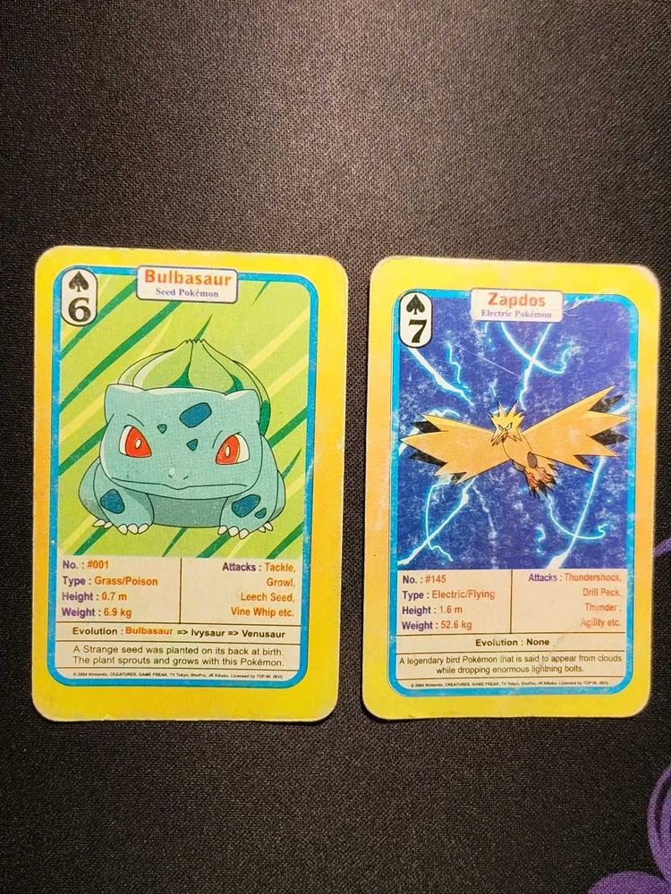 Vintage Pokemon Cards combo of 2