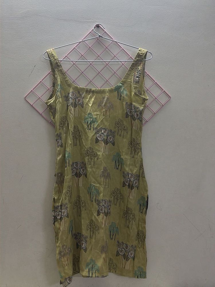 Chic Sleeveless Printed Kurta