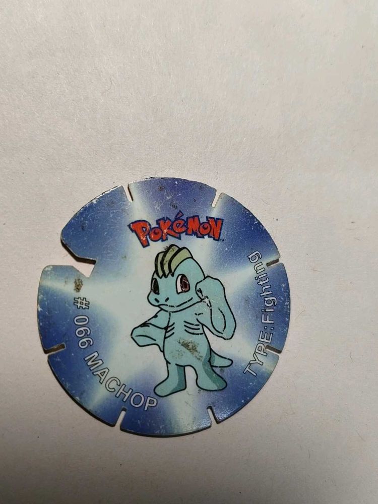Cheetos Pokemon TAZO - MACHOP (rare)