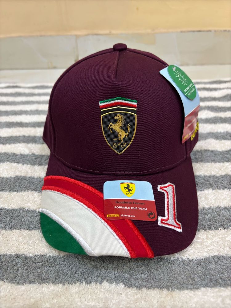 Ferrari Premium Unisex Maroon Cap
