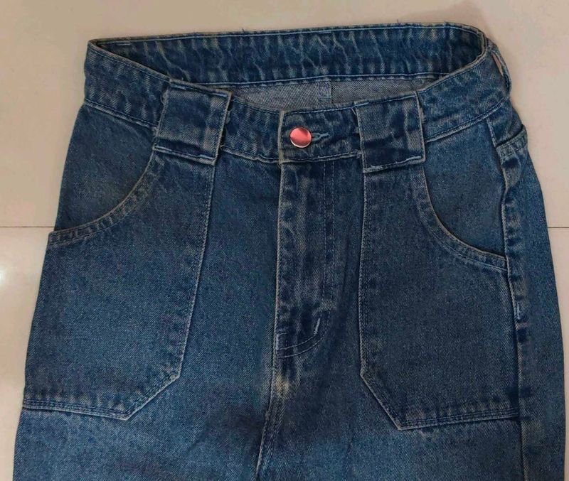 Classic Blue Denim straight Jeans
