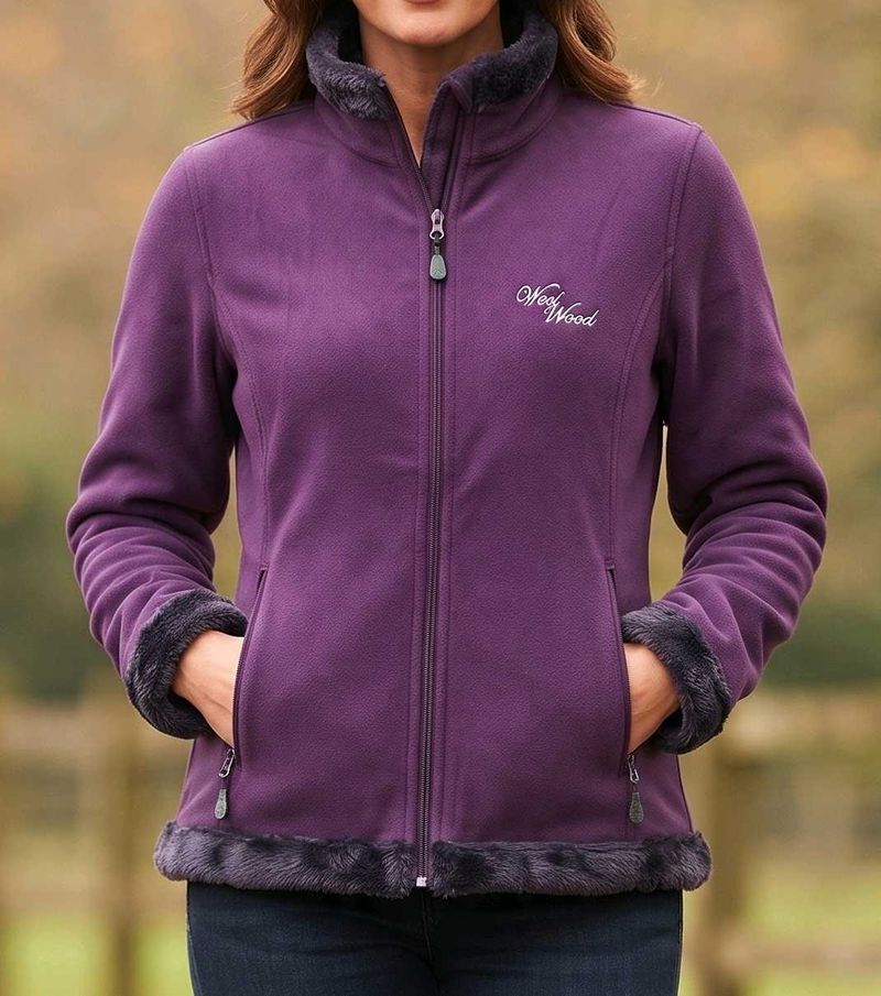 Purple Fleece Jacket