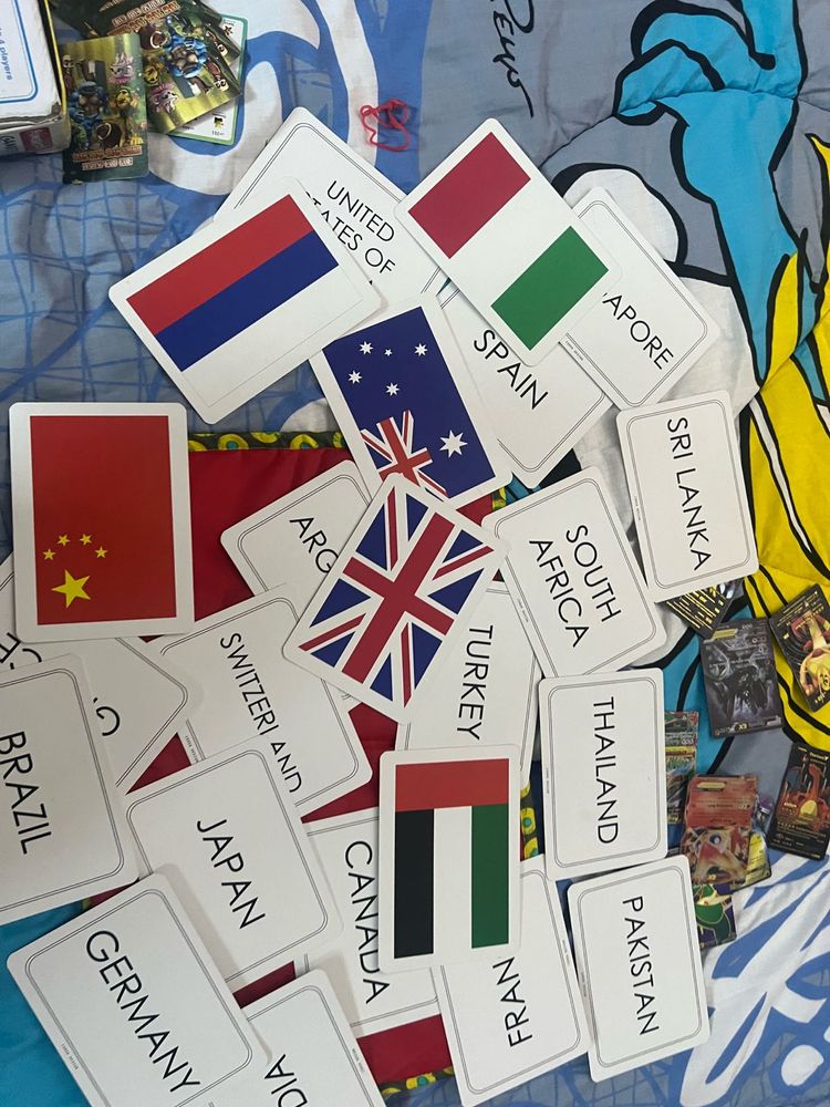 Educational Flag Cards Set