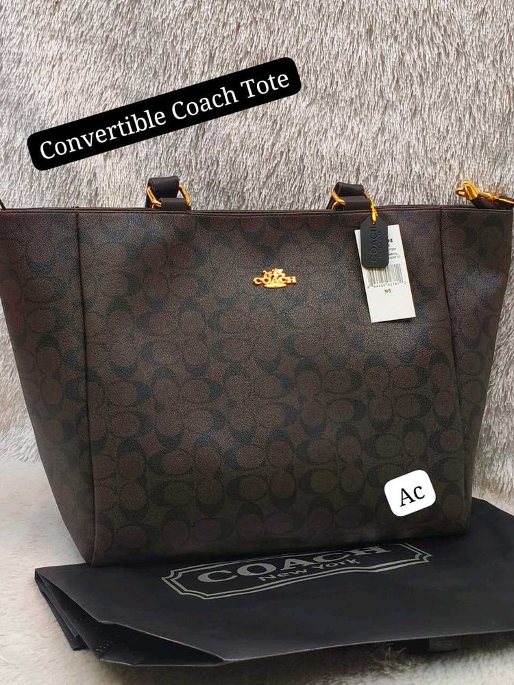Coach Convertible Tote Bag
