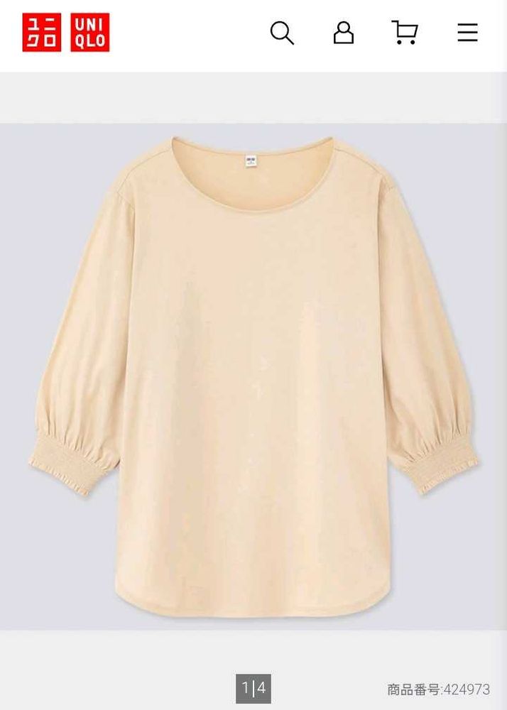 Cream Puff Sleeve Top