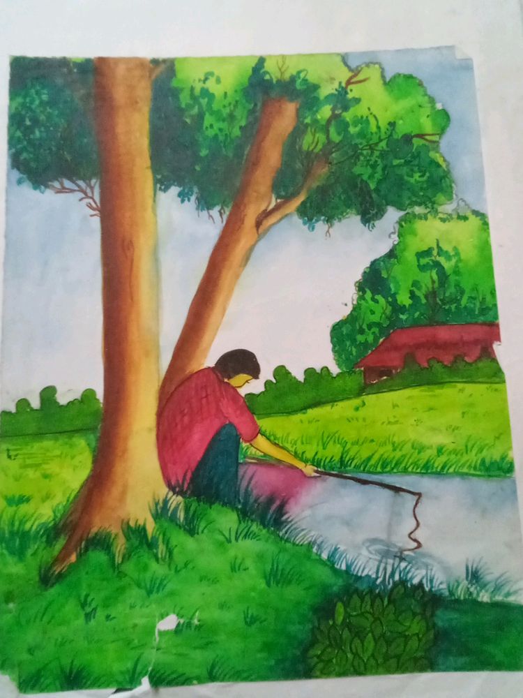 And Drawing Watercolor Picture