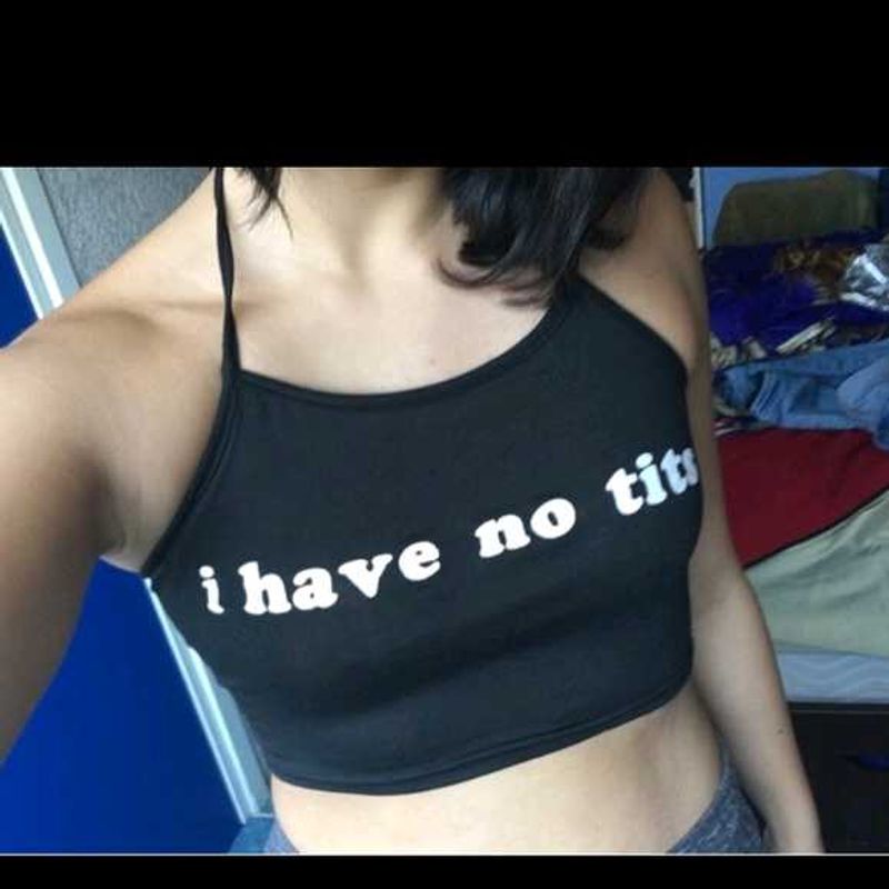 Graphic Crop Top