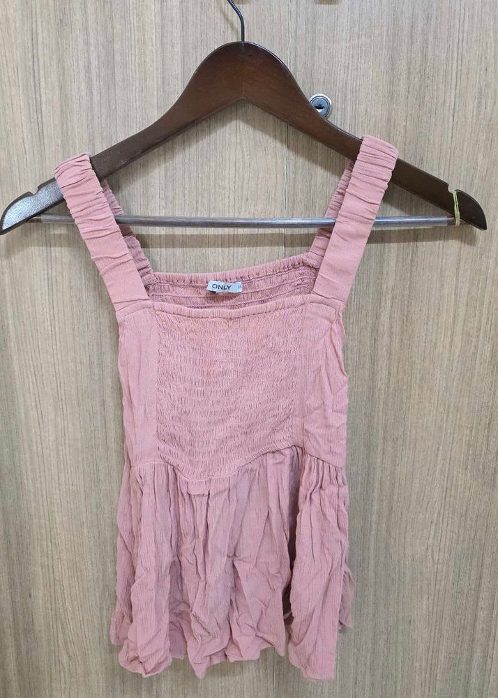 Smocked Babydoll Tank Top