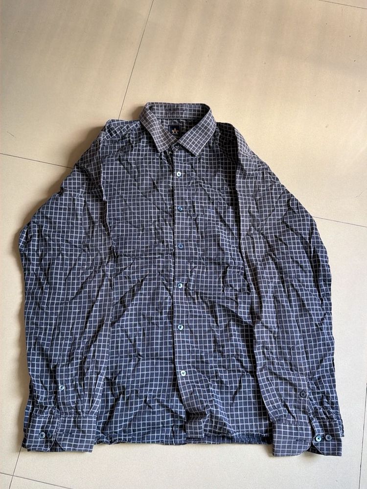 Men's Checked Long Sleeve Shirt