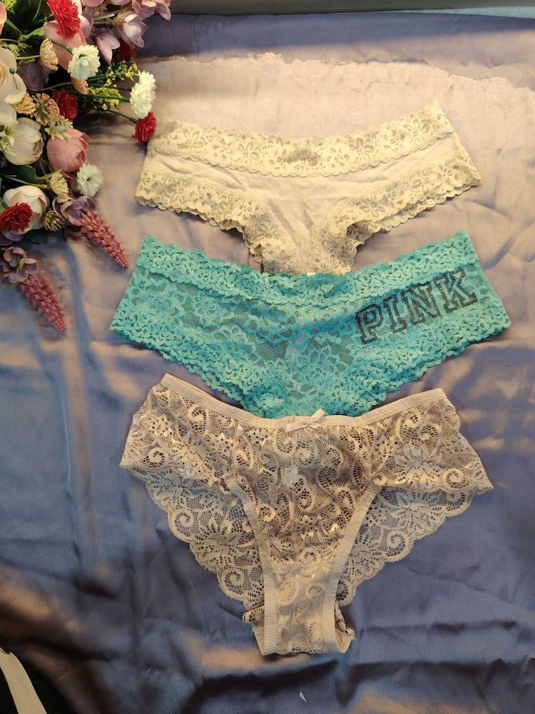 Victoria's Secret Lace Briefs Set