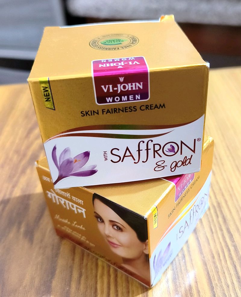 Saffron Fairness Cream Nevar Used New One