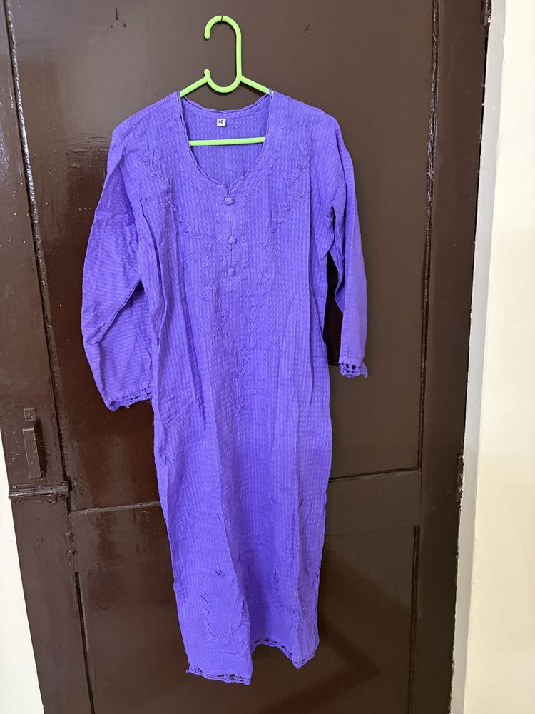 Beautiful Purple Kurta
