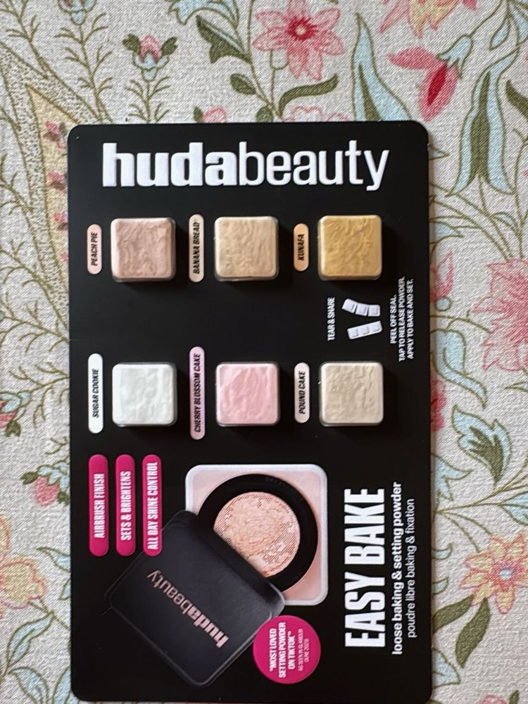 Huda Beauty Sampler set Easy Bake Setting Powder