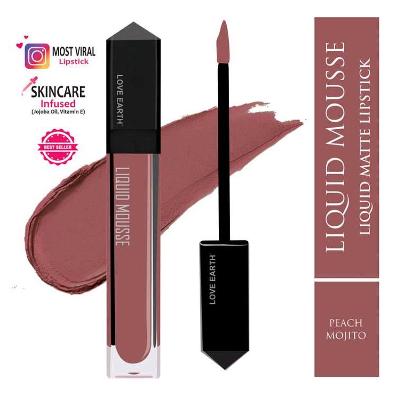Love Earth Liquid Matte Lipstick - Peach Mojito