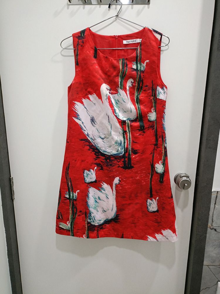 Red vintage dress
