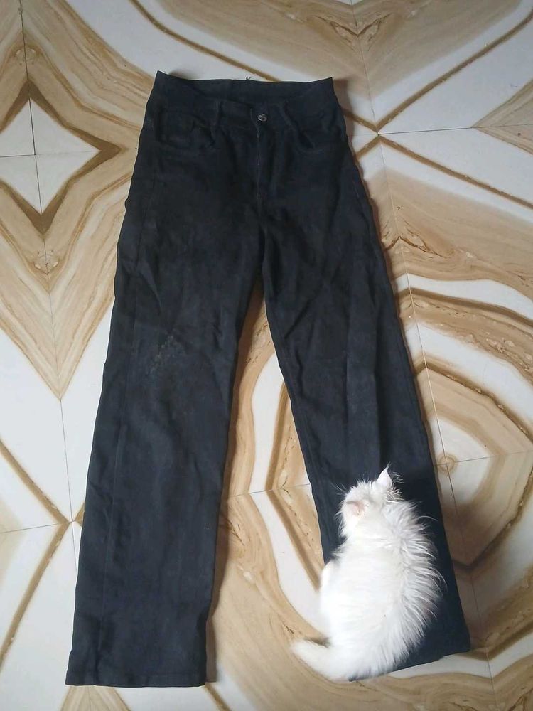 Black Wide-Leg Pants