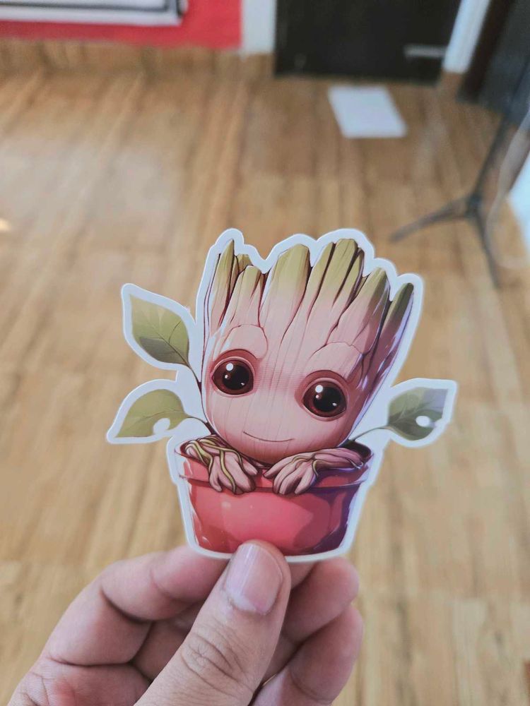 "Groot" 3x3 Inch Sticker For Mobile, Laptop