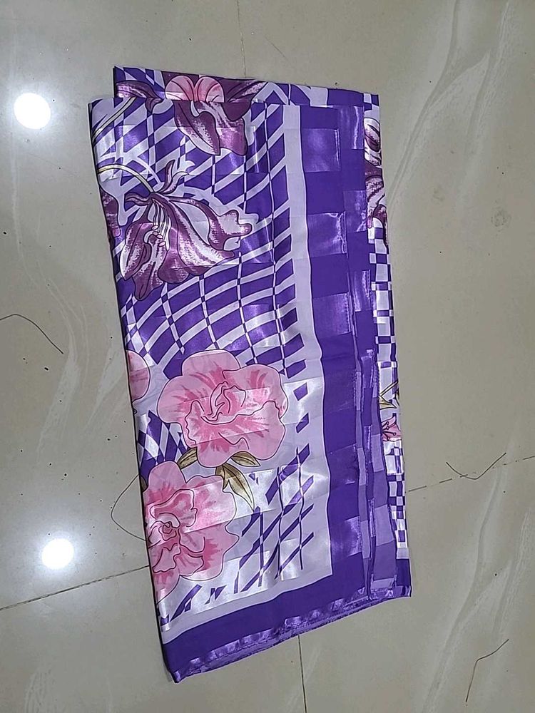 Beautiful Purple Floral Scaff