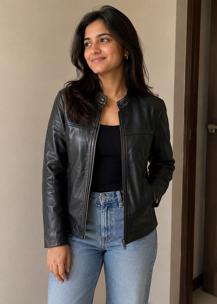 Leather Jacket - XL - Brand new