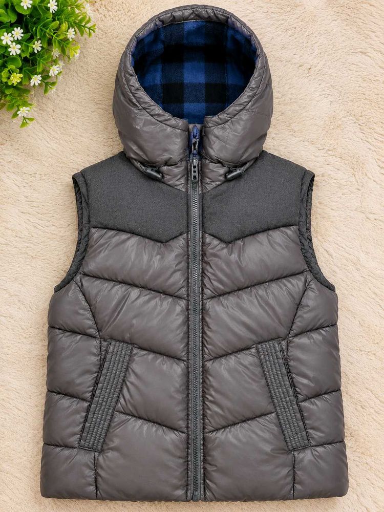 Men's Puffer Vest with Hood